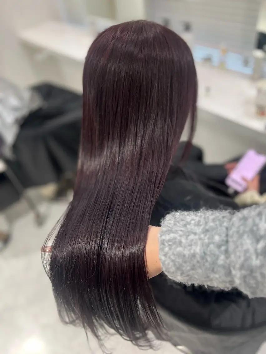 ロング カラー ラベンダーカラー トリートメント ヘアカラー トリートメント ブリーチなし特化 美容師💖SAE💖のヘアスタイル