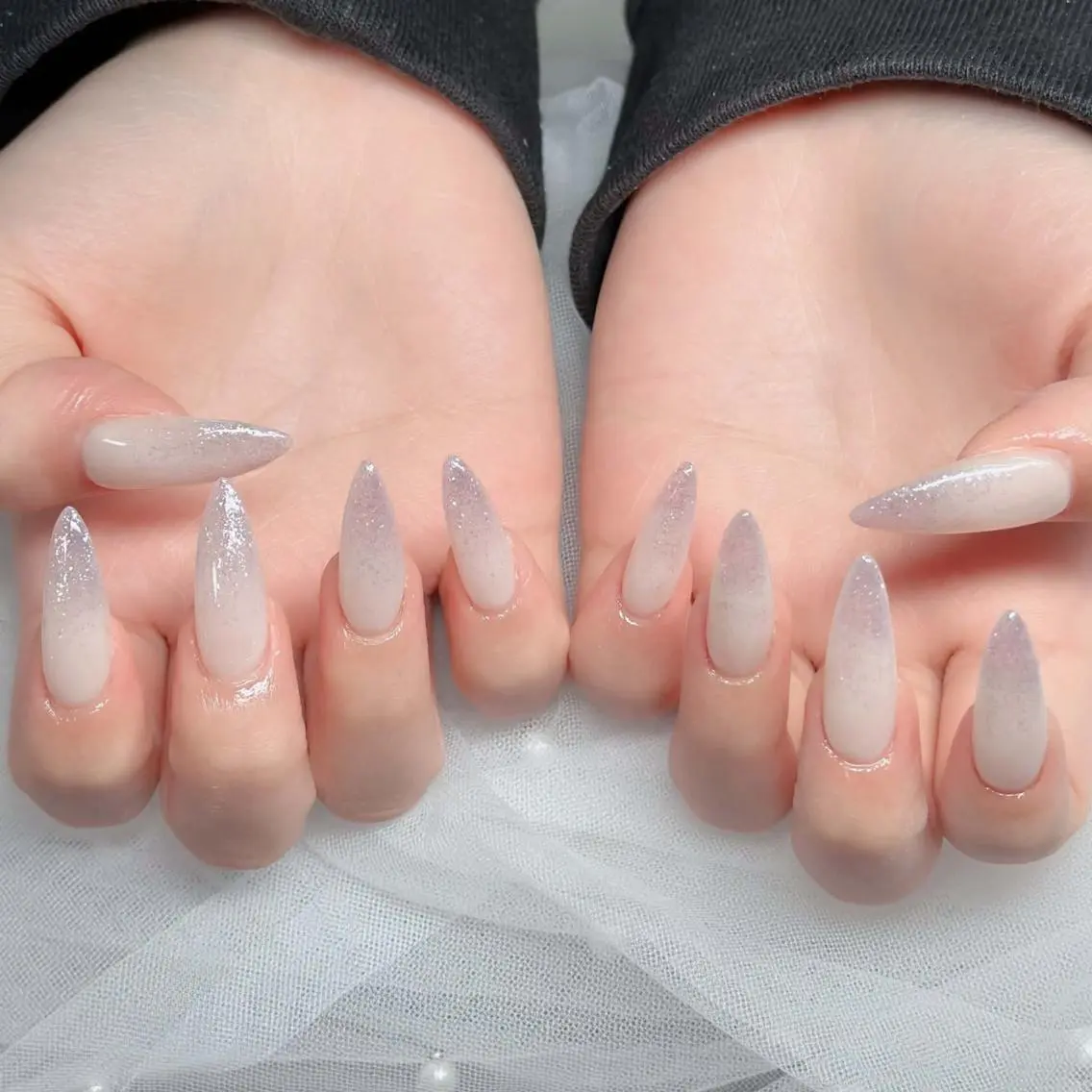 ネイル フレンチネイル ジェルネイル ハロウィン 韓国ネイル マグネットネイル ハンドネイル Hbaby nailのネイルデザイン