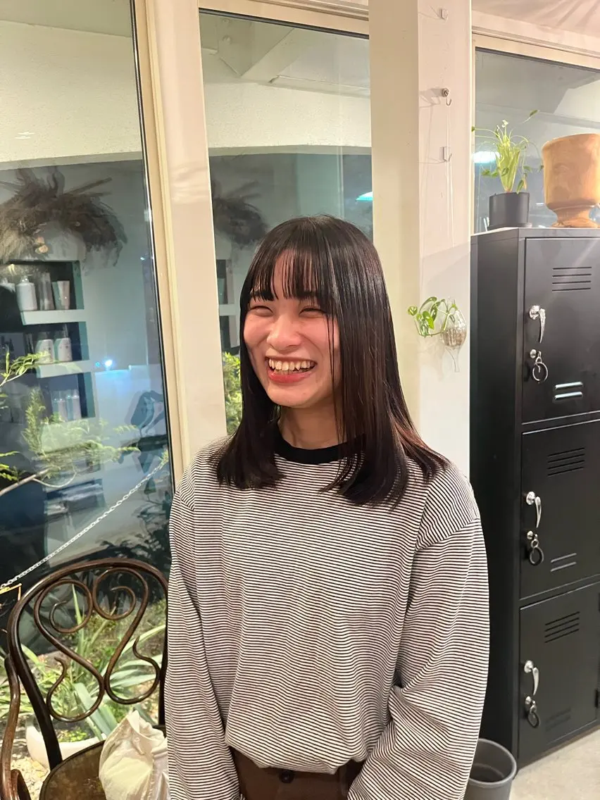 ミディアム 柴田 さくらのヘアスタイル