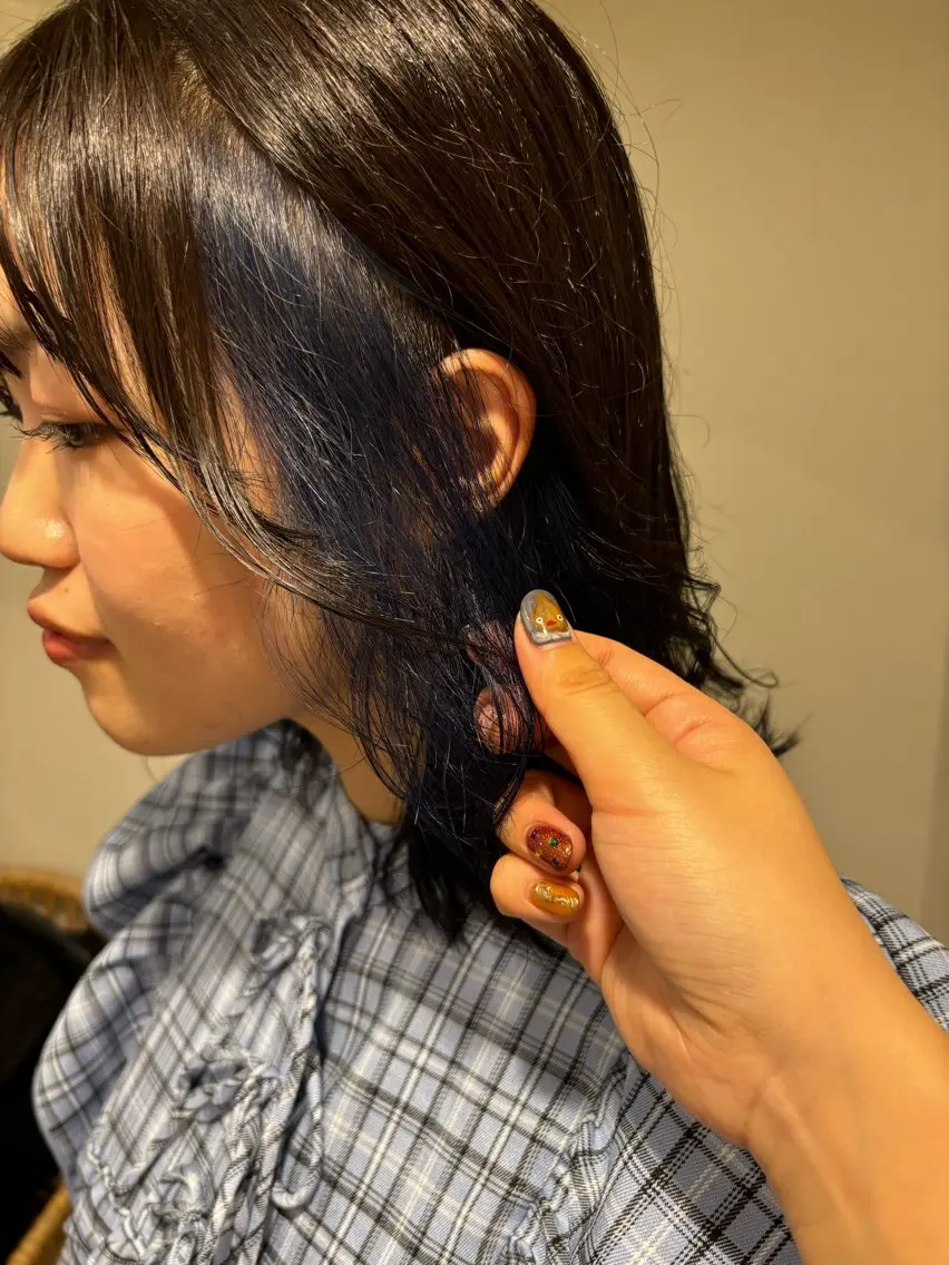 ミディアム mitsuki ブリーチモデルのヘアスタイル