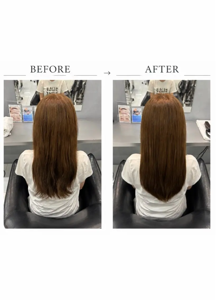 セミロング 田中 アゲハのヘアスタイル