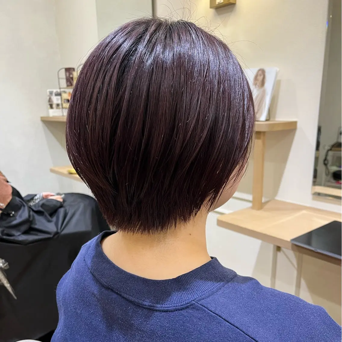 ショート カット ヘアカラー 韓国ﾍｱ&ｼｮｰﾄ ボブ💜桑原のヘアスタイル