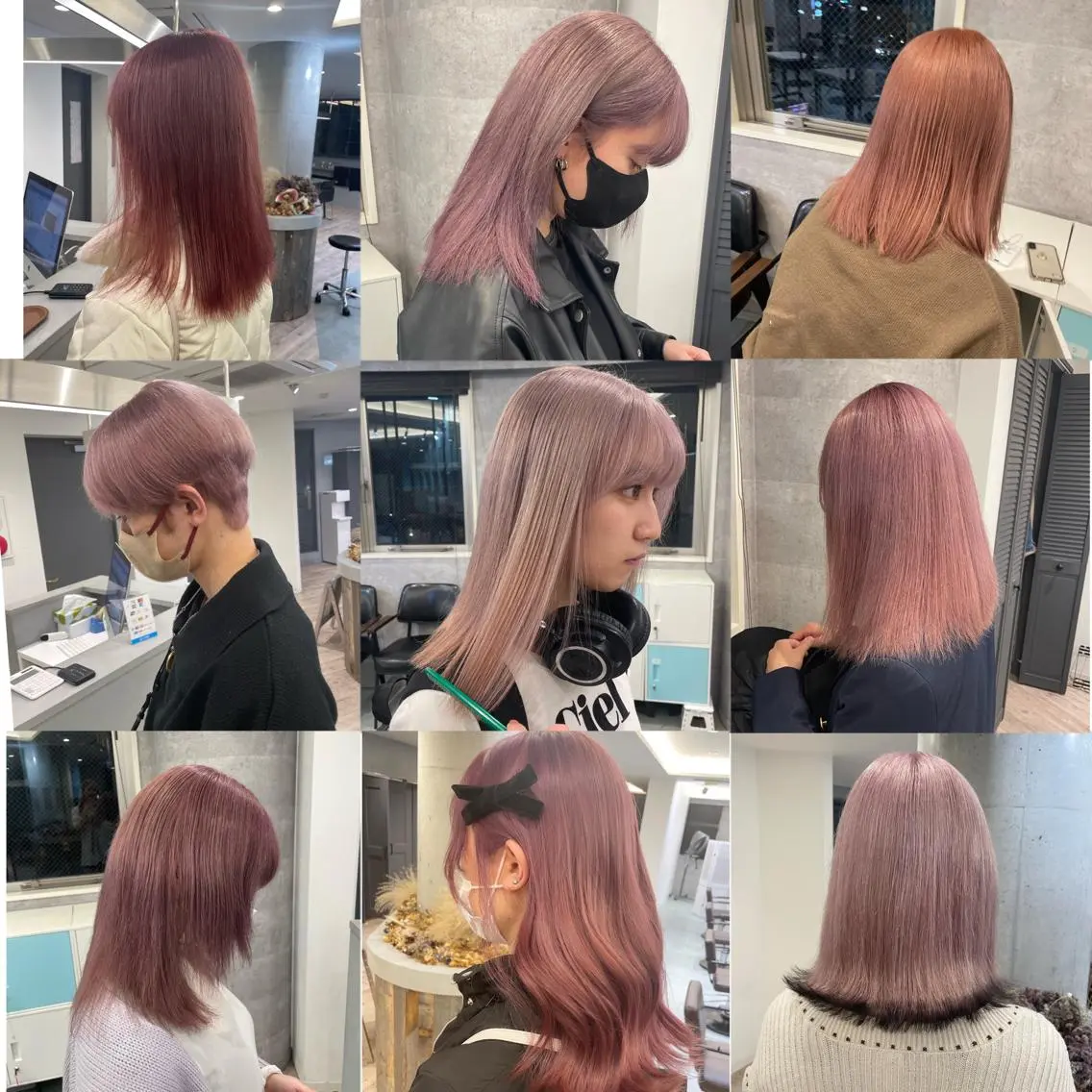ロング ♡似合わせ ♡ハイトーン♡のヘアスタイル