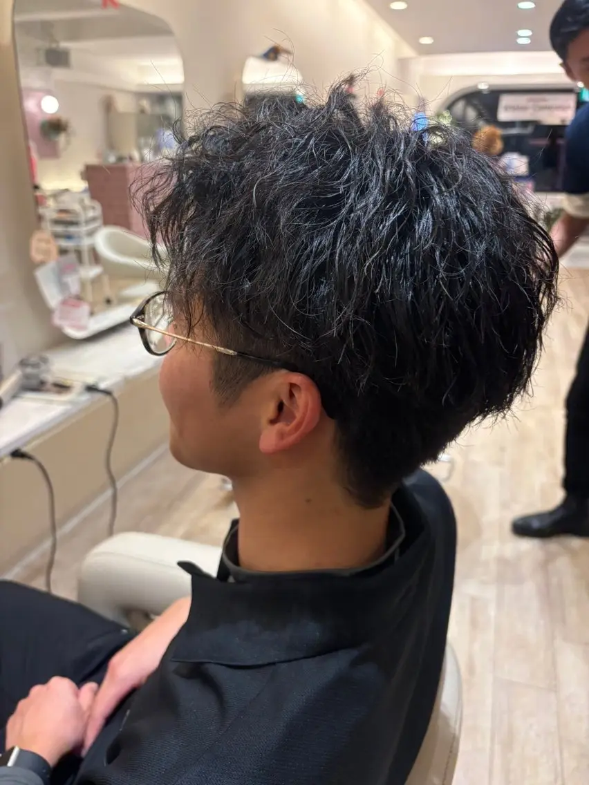 ショート パーマ 大真 ／カットパーマのヘアスタイル