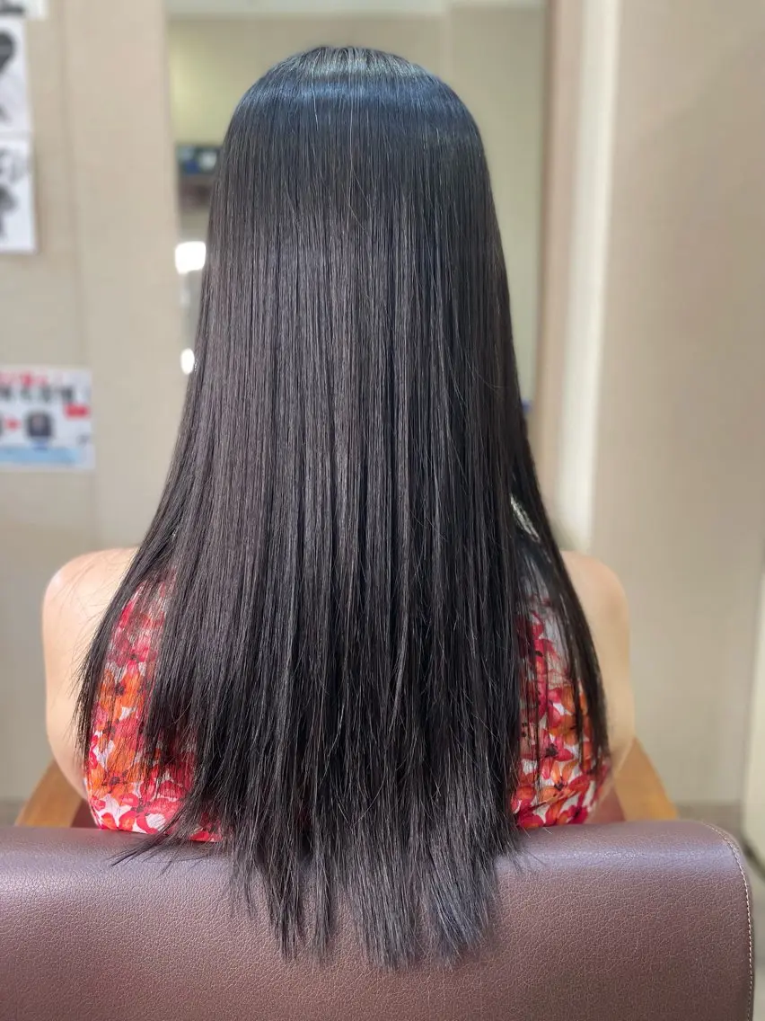 【ご新規限定!】🍀お試し価格🍀中性域でかけるなめらか質感ストレートパーマの写真