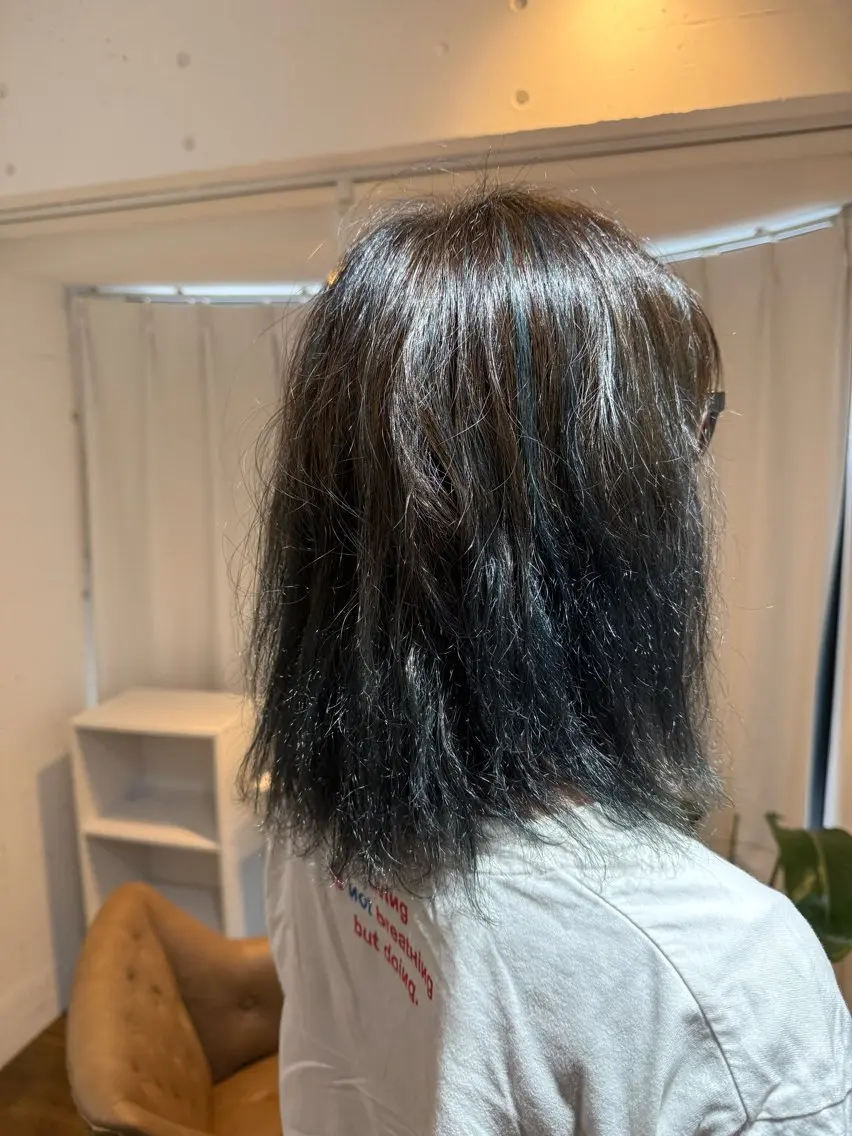 ミディアム 高橋 疾斗のヘアスタイル