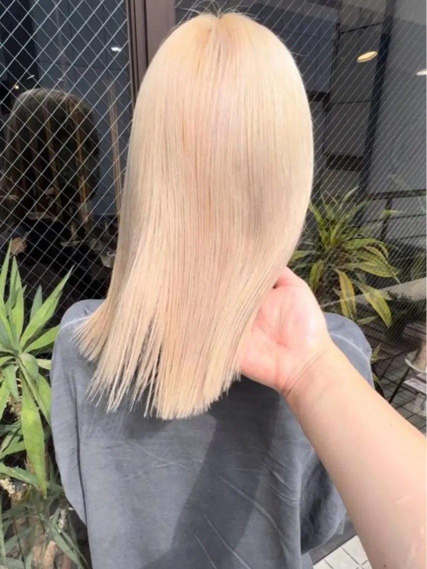 ミディアム ⭐️心斎橋カラーモデ ル⭐️SOUのヘアスタイル