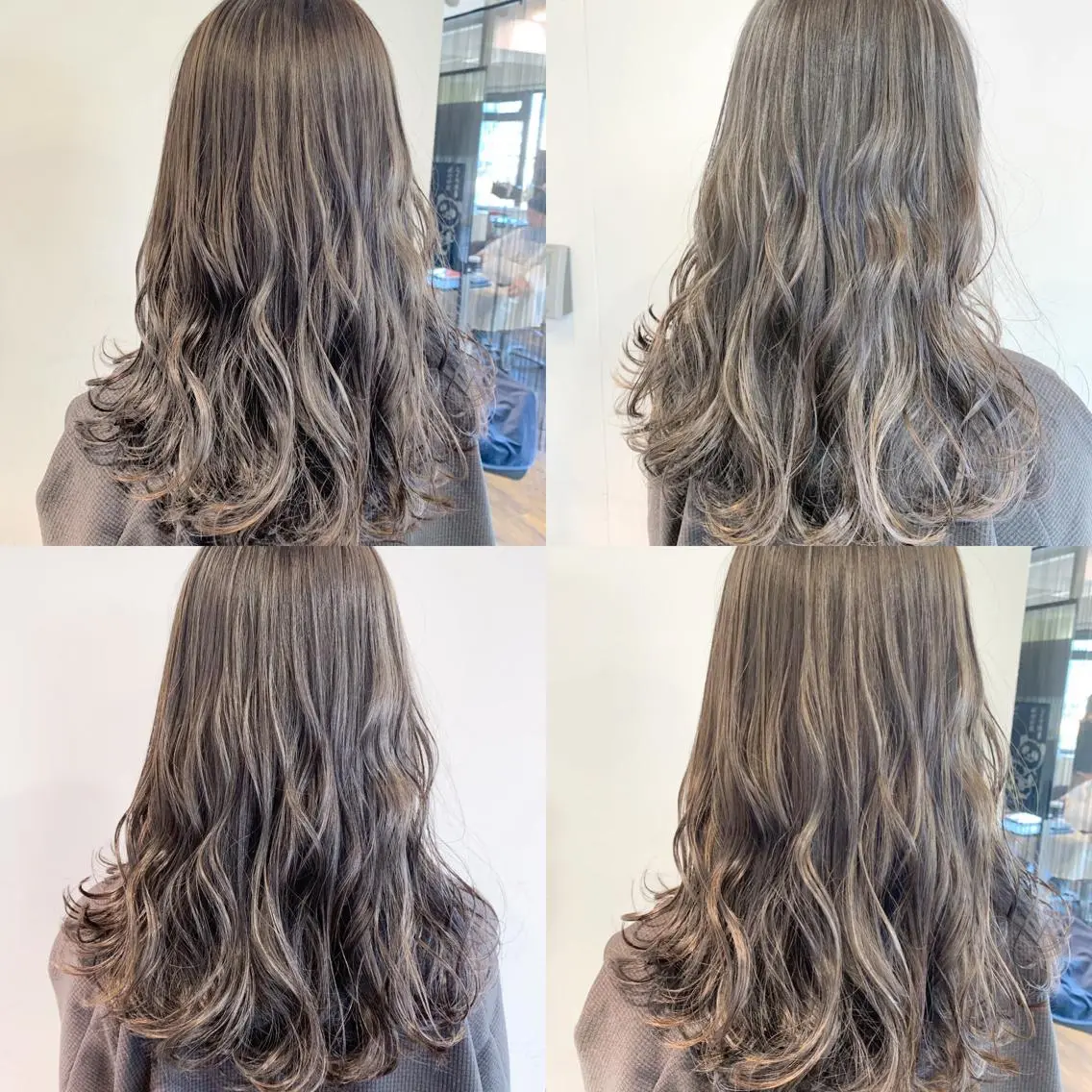 ミディアム カラー ヘアアレンジ 🌿‬ ܸAir 透明感🌱西村知佳のヘアスタイル