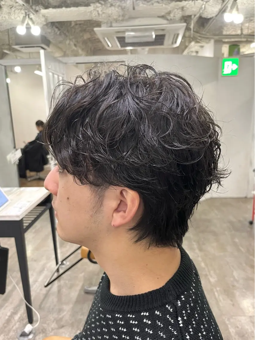 パーマ メンズ メンズ韓国風 メンズパーマ カット パーマ 💜垢抜けメンズパー マ💜Sakuraのヘアスタイル