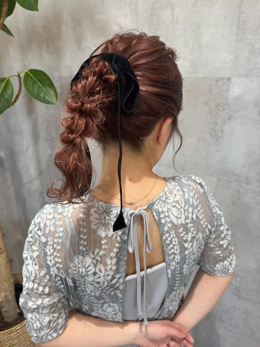 ミディアム ヘアセット 【haar】 Hadukiのヘアスタイル