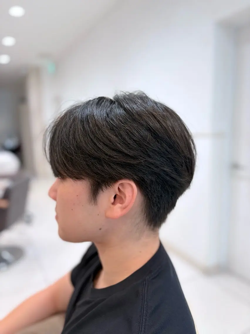 ショート メンズ カット トリートメント 颯大┊︎メンズ特化 パーマ┊︎韓国ヘアのヘアスタイル