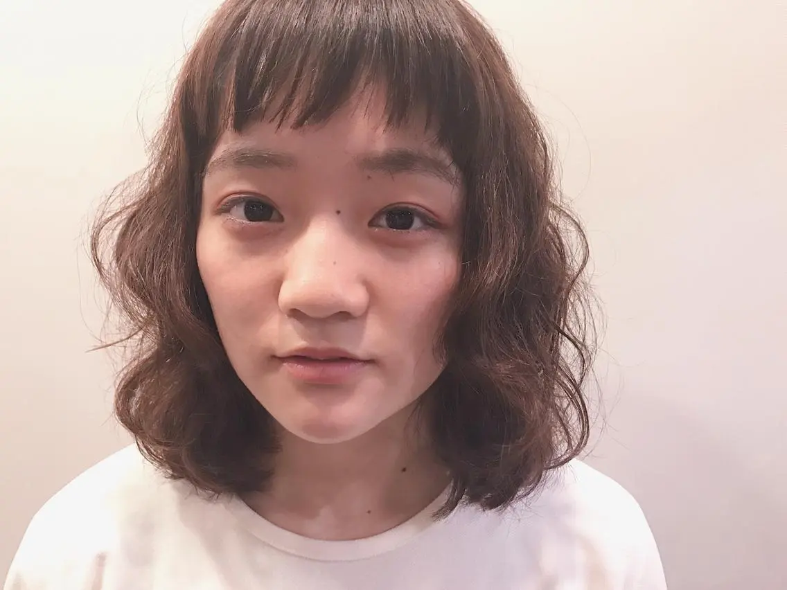 ミディアム カラー パーマ 土屋かすみ✁︎. ꙳ 姫カットのヘアスタイル