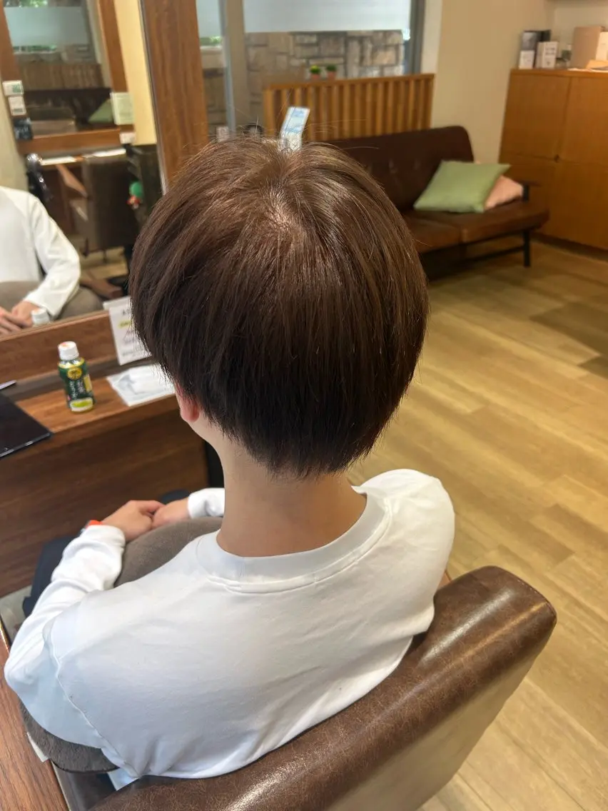 ショート カラー メンズ メンズブリーチ ブリーチ ブリーチなしカラー hatsune はつねのヘアスタイル