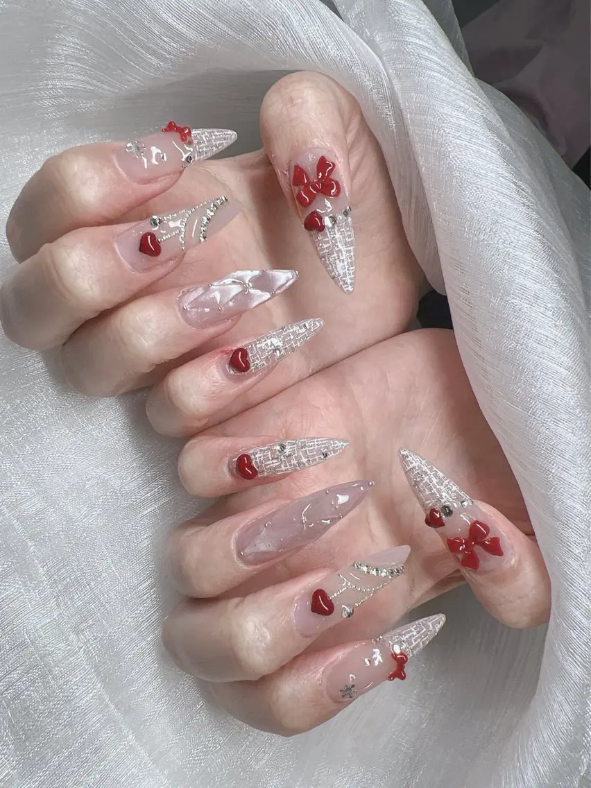 ネイル ハンドネイル Lee Nails チップ長さだし専門店のネイルデザイン