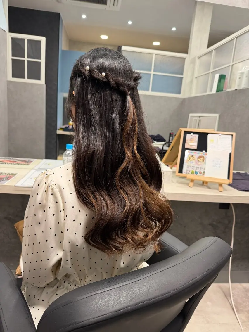 ロング ロング ヘアセット 加藤 あおいのヘアスタイル