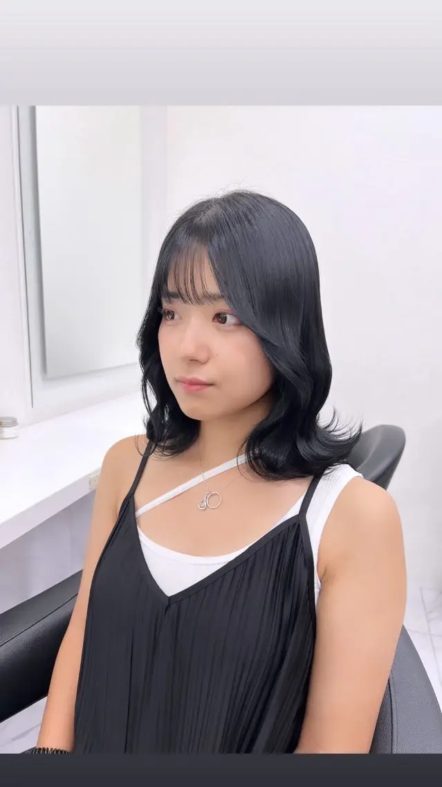 ミディアム カラー パーマ ヘアアレンジ メンズ 上品＆韓国風 🥀海心🥀のヘアスタイル