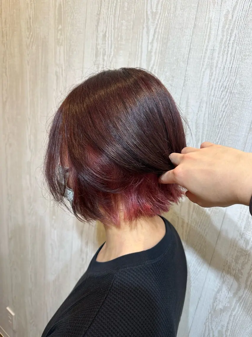 ショート カット ヘアカラー トリートメント TELA HAIR 副代表RIKUのヘアスタイル