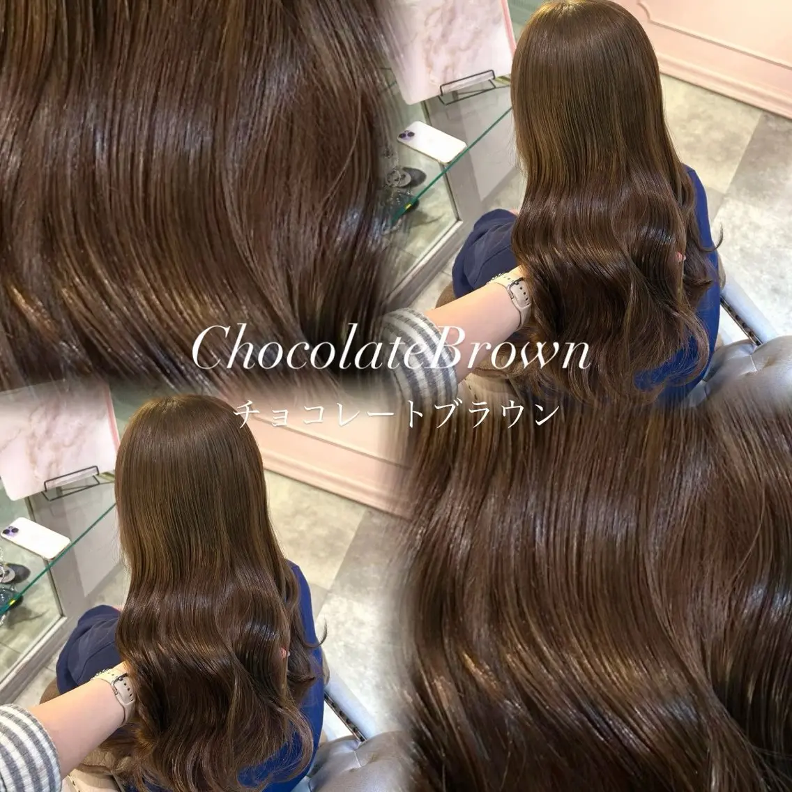 ロング カラー ヘアカラー 透明感/艶カラー 💘Hanaのヘアスタイル