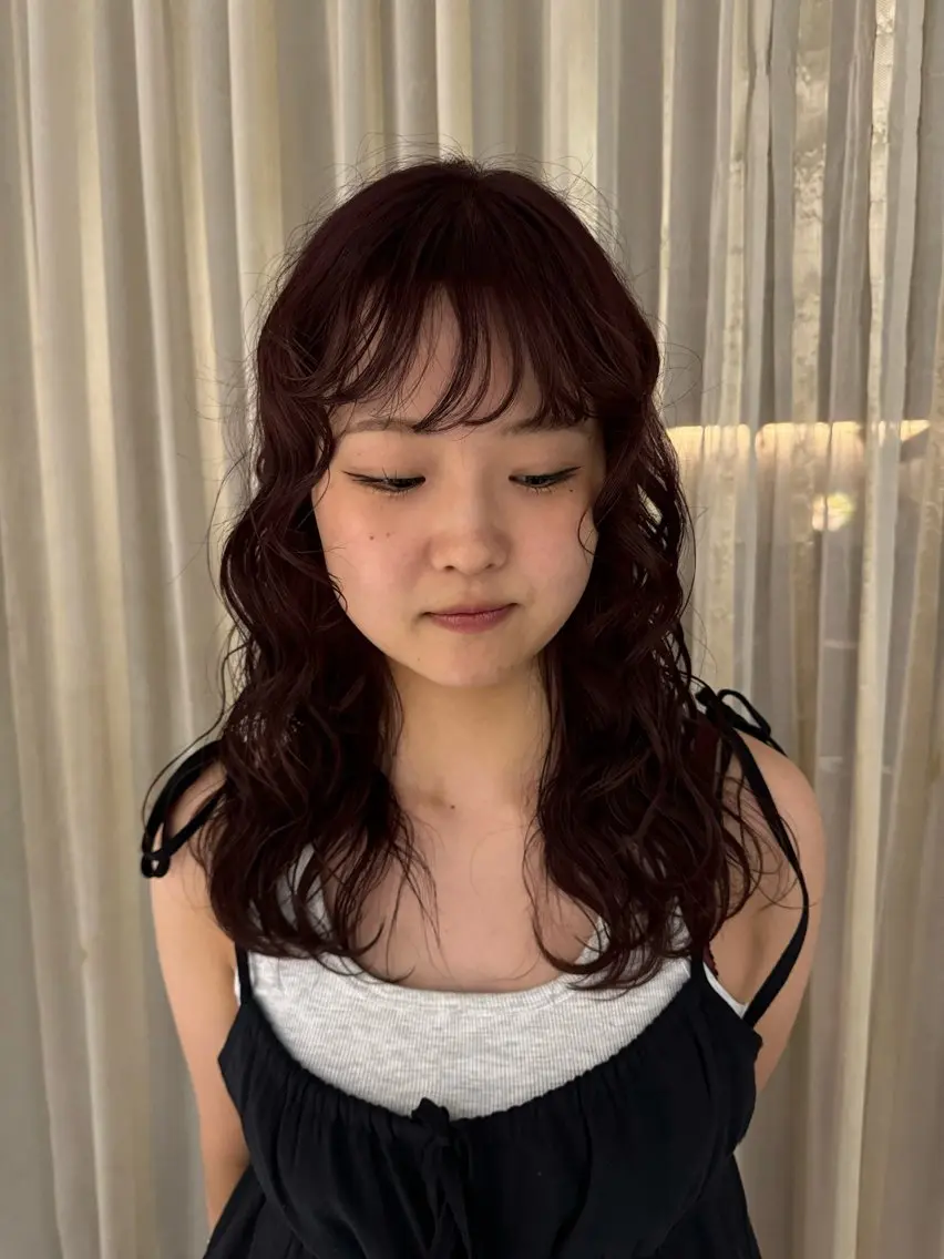 ロング ヘアカラー siki yuikaのヘアスタイル