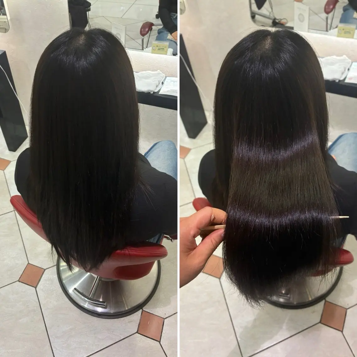 セミロング 縮毛矯正 縮毛矯正 トリートメント 【髪型迷ってる方◎】 EARTH髙橋のヘアスタイル