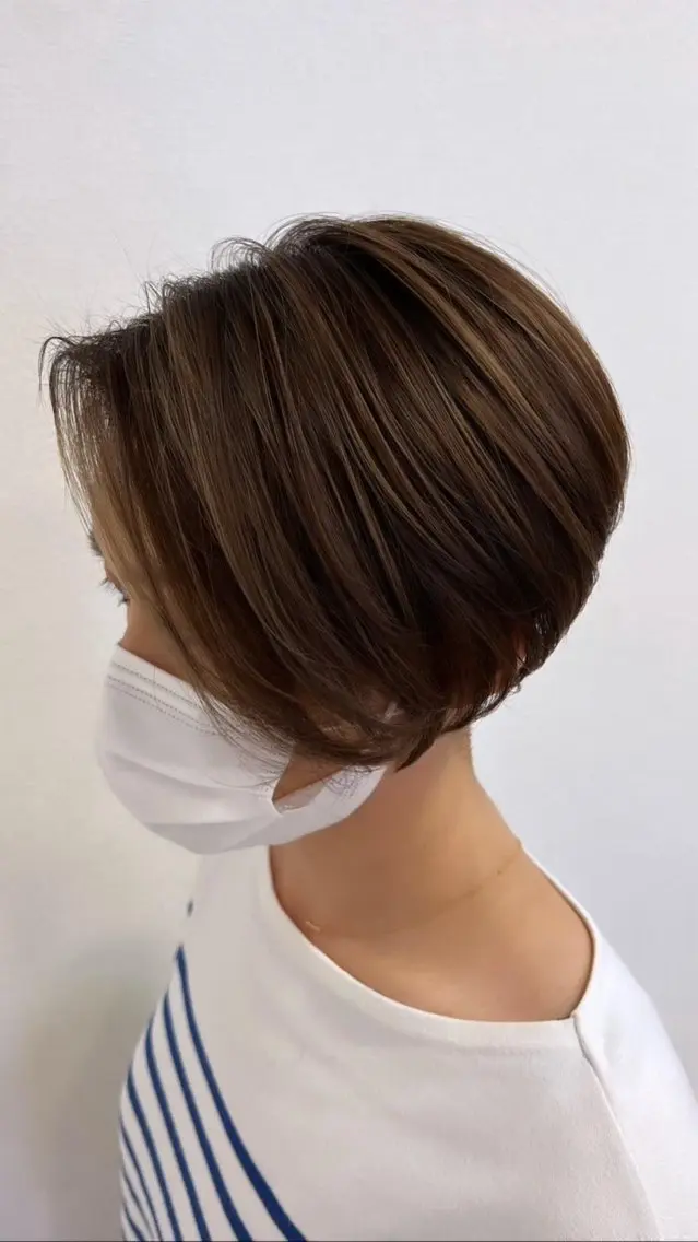 ショート カラー ヘアカラー RAPTURE 宇野栞菜のヘアスタイル