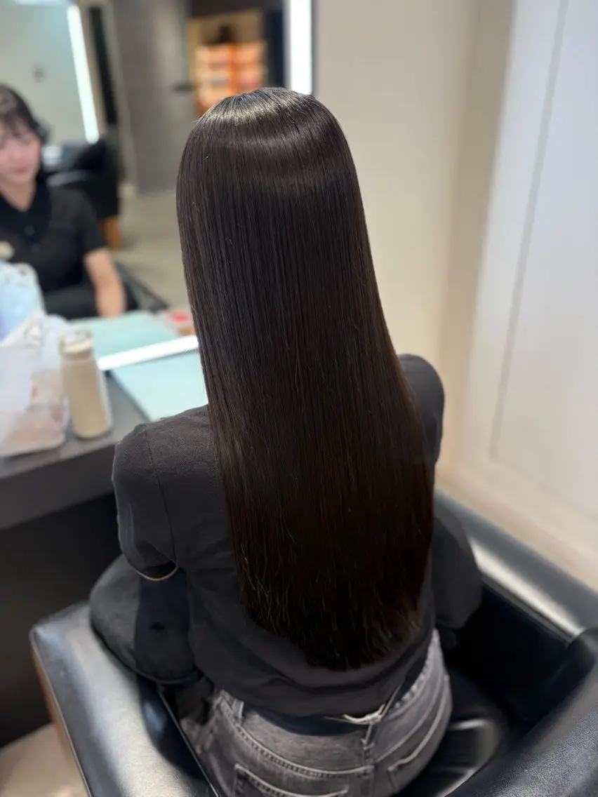 ロング 髪質改善 トリートメント 髪質改善・水素カラー ARIA(ému)のヘアスタイル