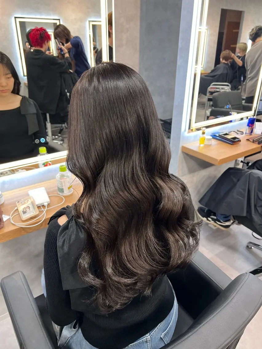 ロング カラー 💖札幌カラー 指名No.1💖玲奈のヘアスタイル