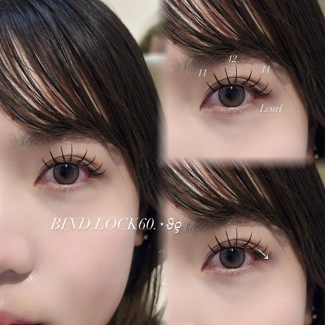 マツエク・マツパ バインドロック マツエク CreBiA🎀 ayaのマツエク・マツパデザイン