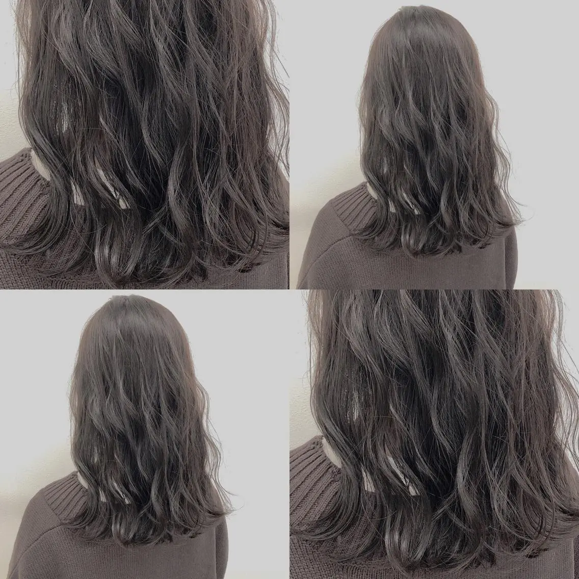 ロング カラー パーマ ヘアアレンジ メンズ キッズ 上品＆韓国風 🥀海心🥀のヘアスタイル