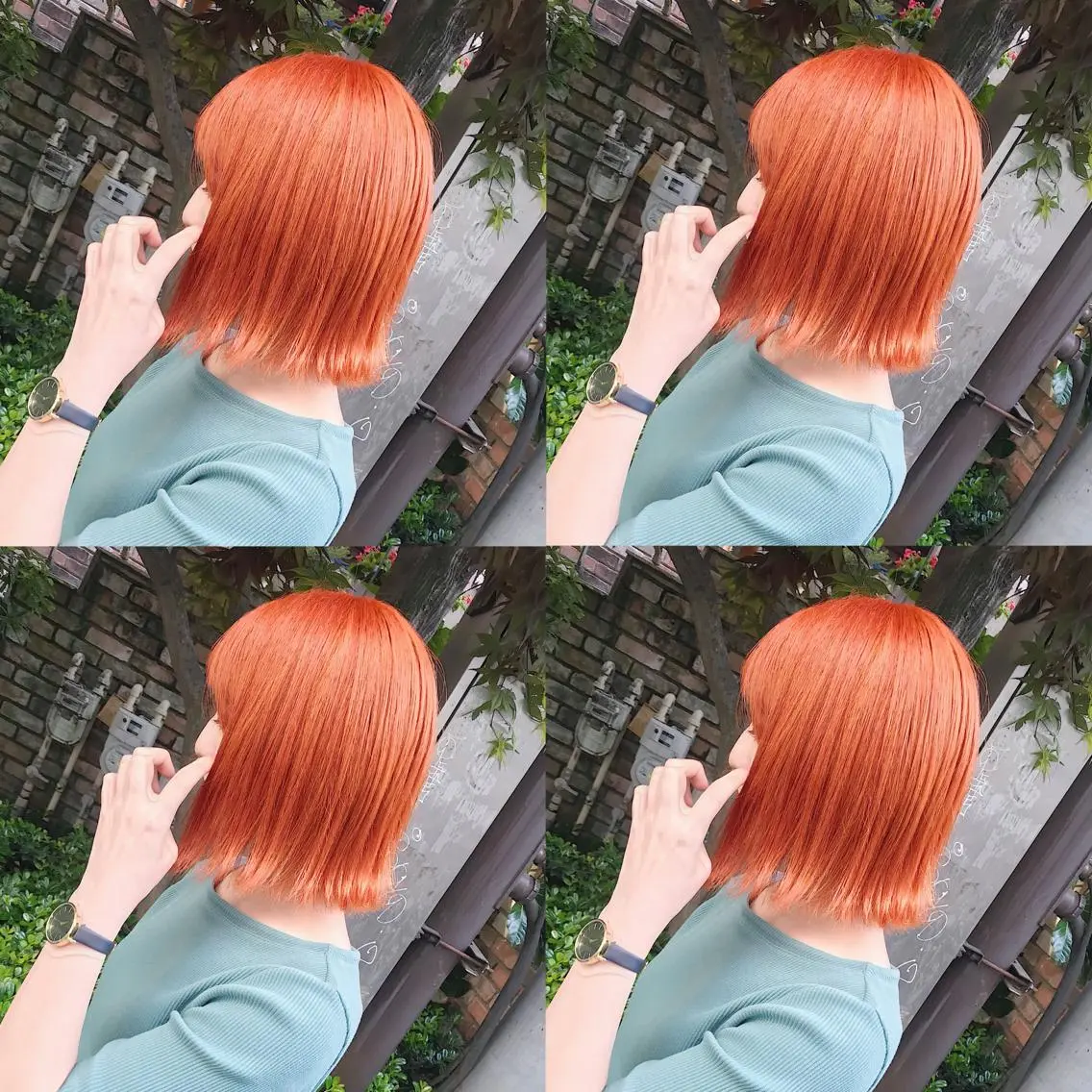 ミディアム カラー ヘアアレンジ カット ヘアカラー トリートメント TAKUMAブリーチ /切りっぱなし🪽のヘアスタイル