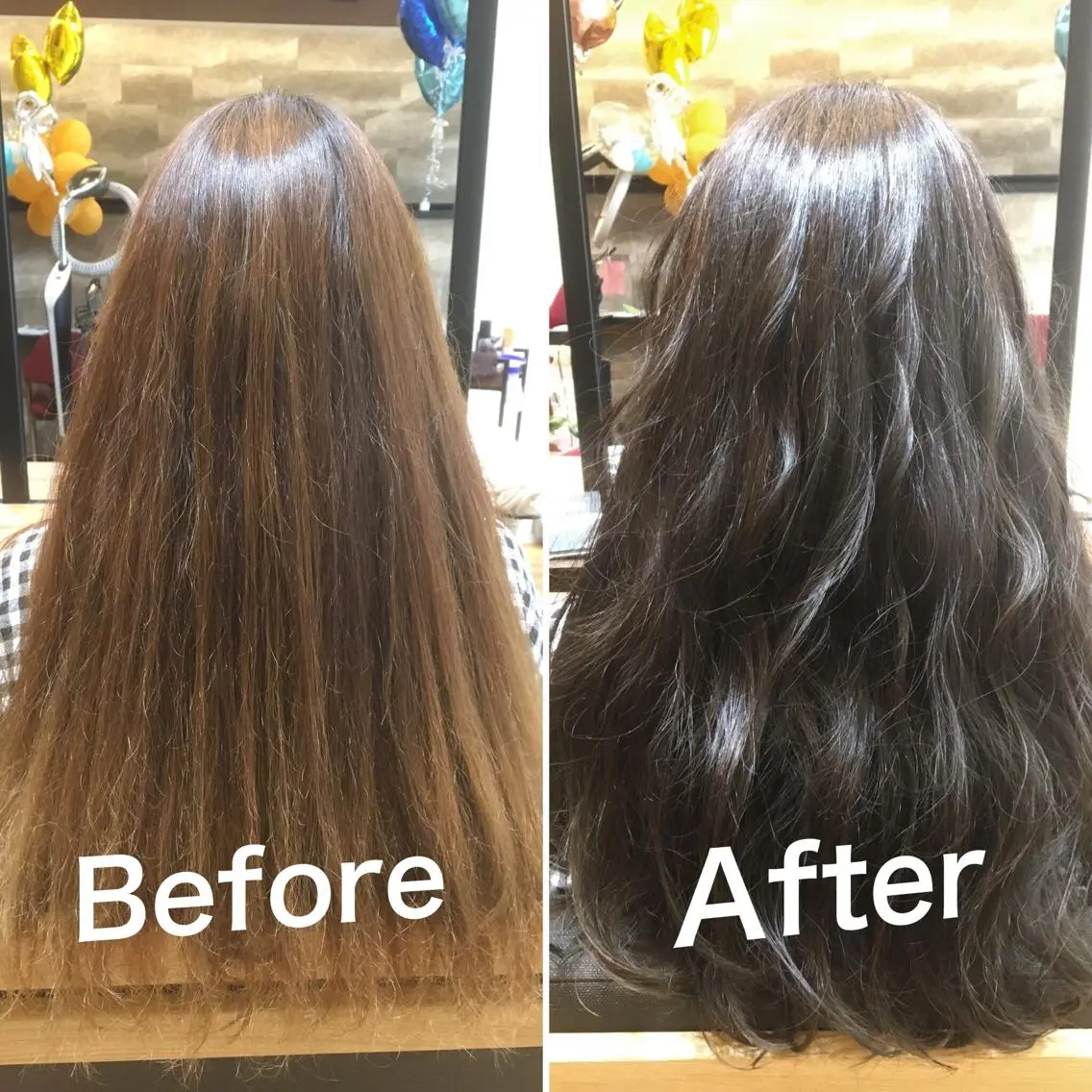 カラー アディクシーカラー ハイライトカラー オレンジ カット トリートメント 佐瀬竜矢PRIMAL /portのヘアスタイル