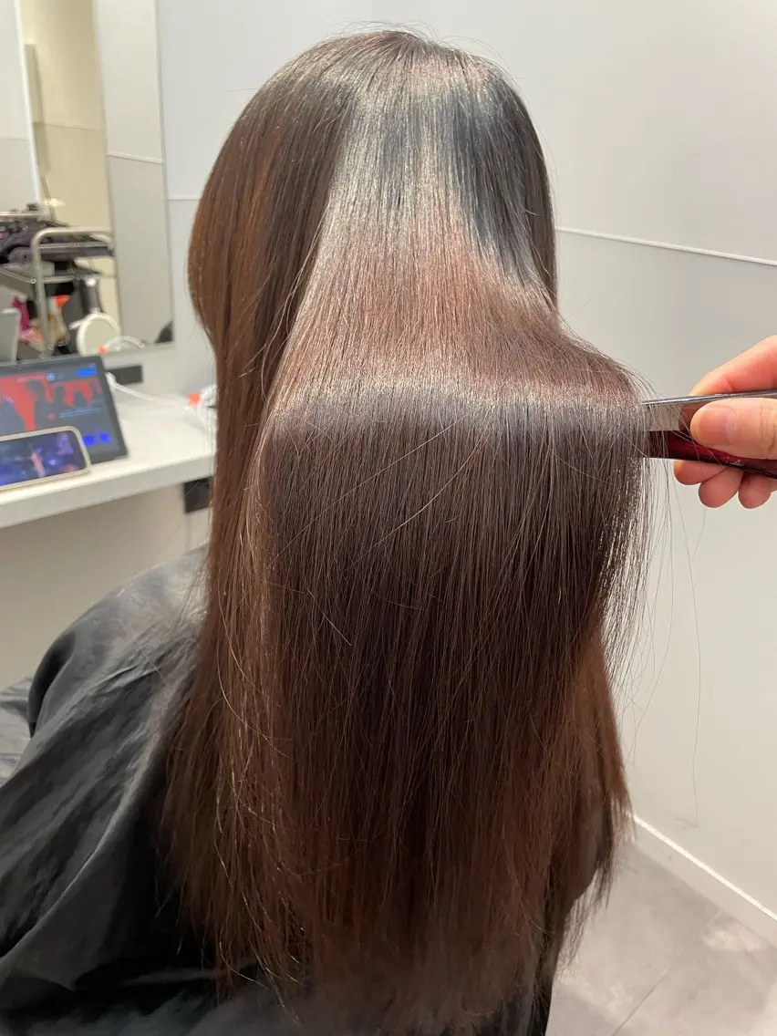 ロング カット トリートメント 大阪 美容師 林のヘアスタイル