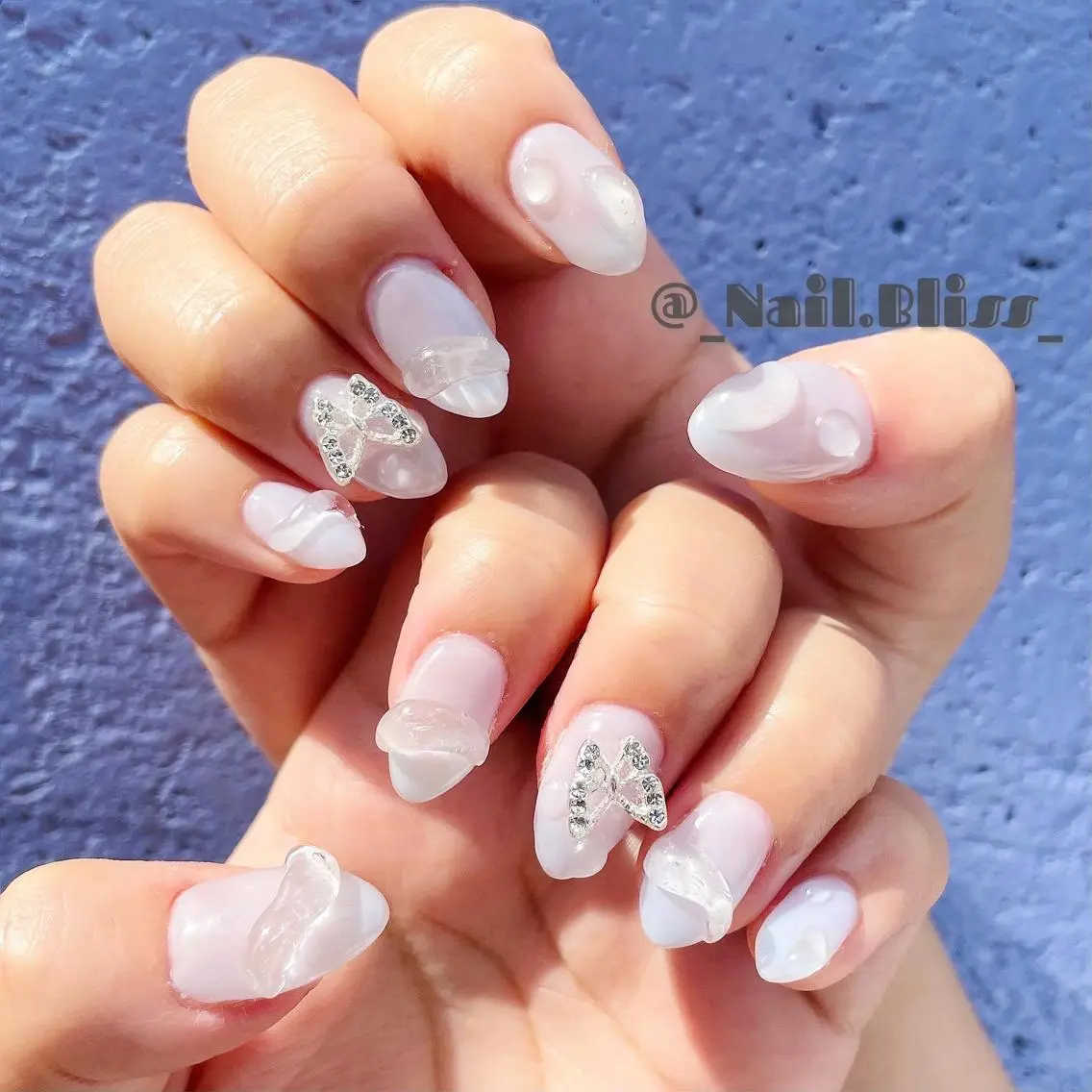 ネイル ぷっくりネイル ハンドネイル NAIL BLISSのネイルデザイン