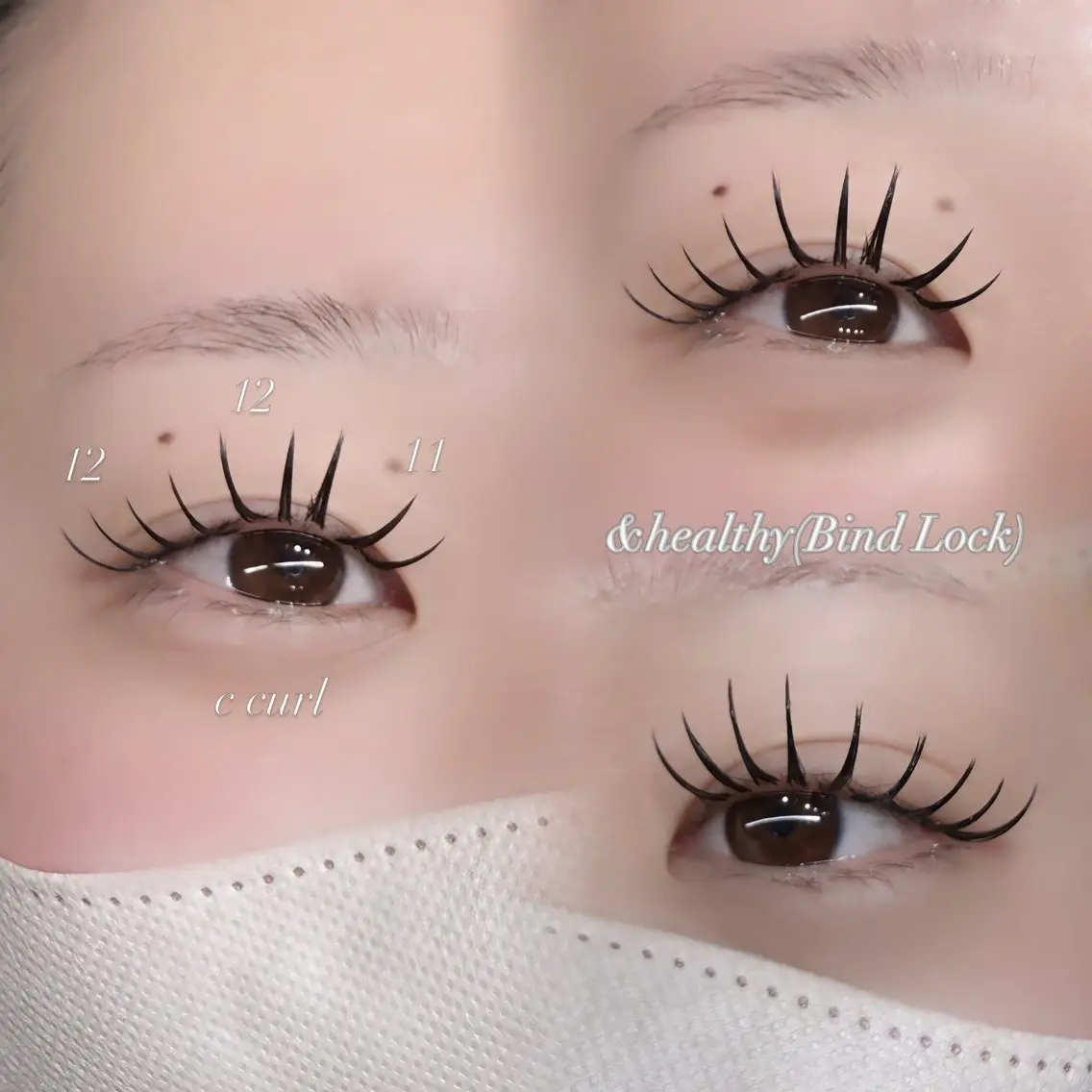 マツエク・マツパ マツエク BaseMent eYeSPOTのマツエク・マツパデザイン