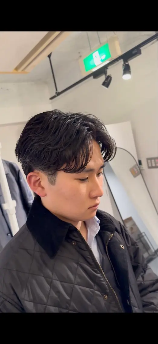パーマ メンズ フェザーパーマ メンズパーマ カット パーマ メンズパーマ 特化/中川拓也のヘアスタイル