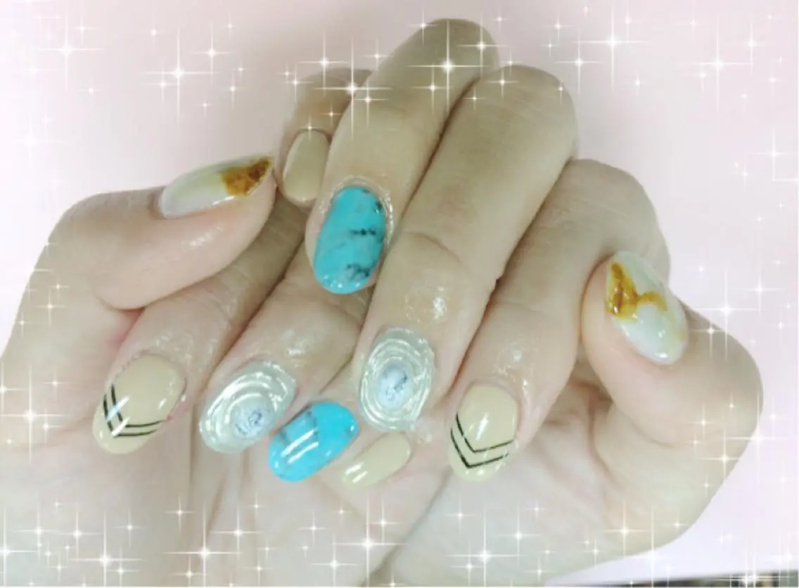 ネイル アートネイル ベテランネイル cnc nailのネイルデザイン