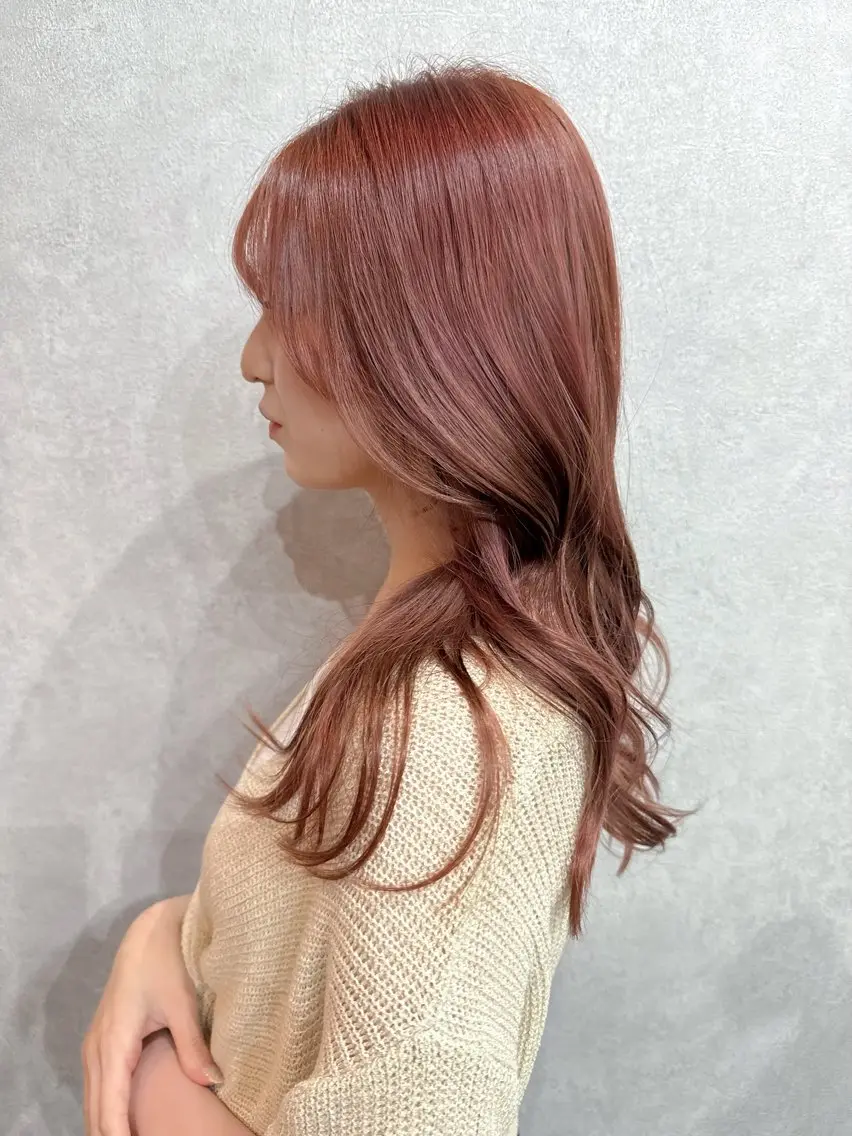 ロング カラー レイヤーカット AIRI layer cut hairのヘアスタイル