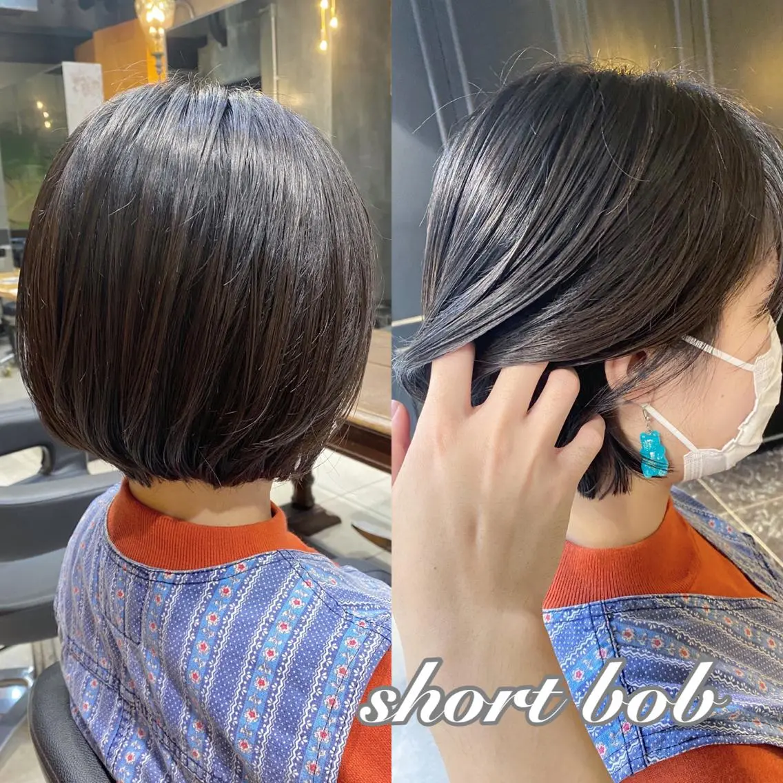 ショート ショートボブ ボブ ショートヘア 透明感カラー🌿 グレージュ🐺陽介のヘアスタイル