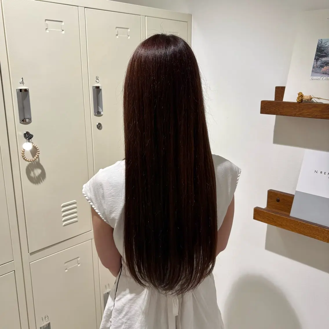 カラー ラベンダーカラー 藤波 愛佳のヘアスタイル