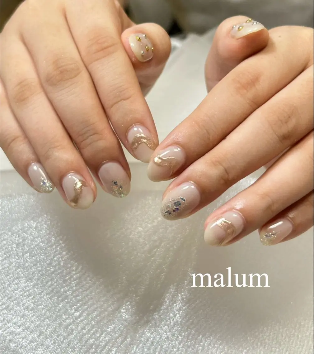 ネイル ハンドネイル malum nailのネイルデザイン