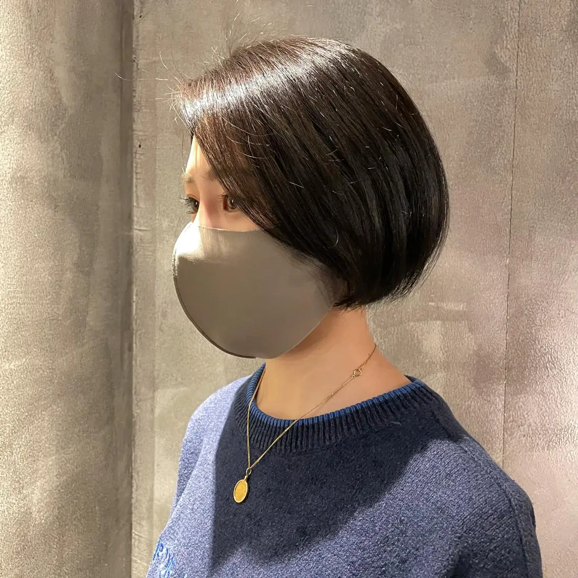 ショート カラー くびれレイヤー/艶 カラー　MADOKAのヘアスタイル