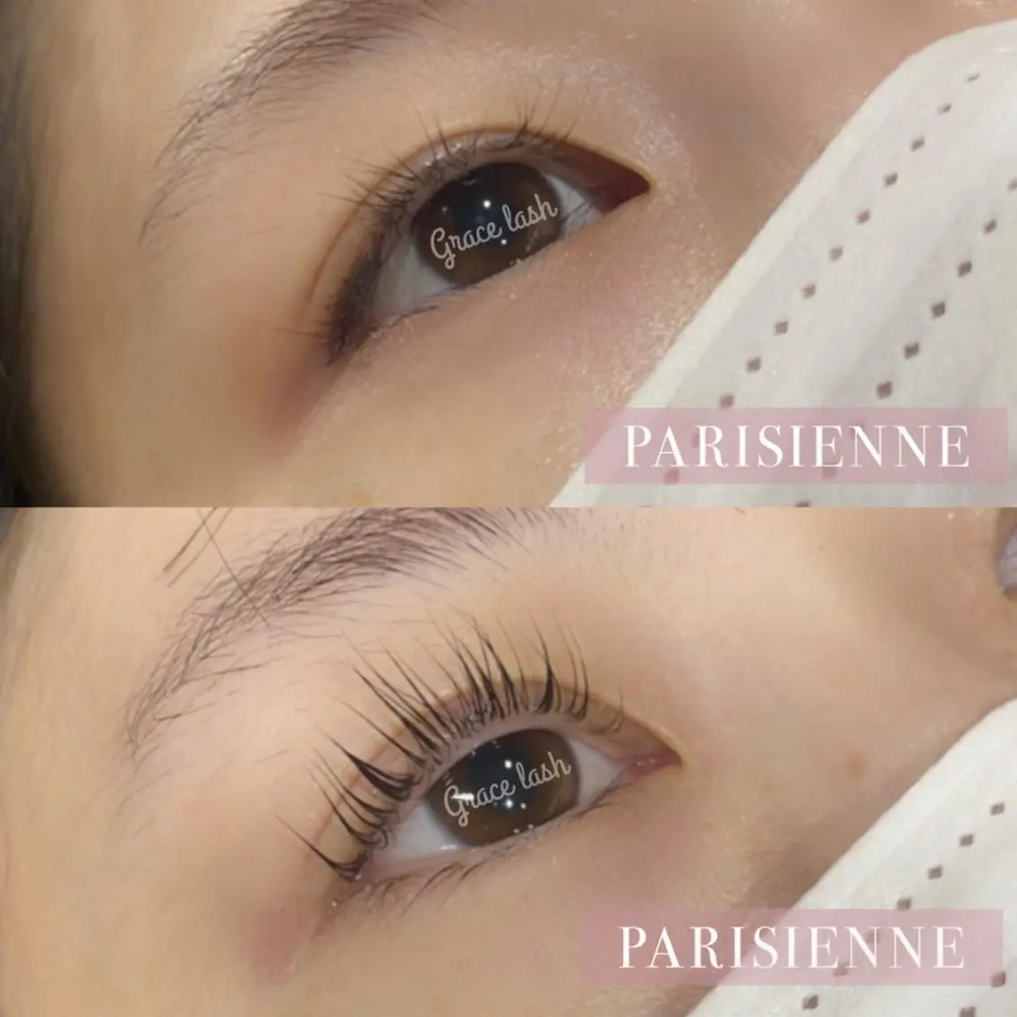 マツエク・マツパ Grace lash 小西里奈のマツエク・マツパデザイン