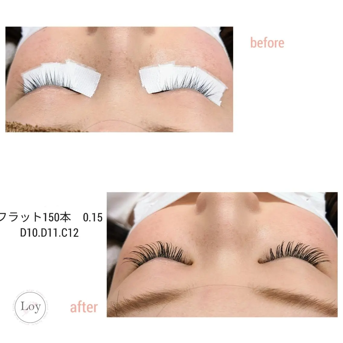 マツエク・マツパ Cカール Dカール Loy　原田千春  のヘアスタイル