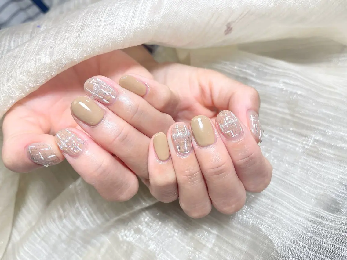 ネイル ハンドネイル 🎀ネイルサロン エクラYUI🎀のネイルデザイン