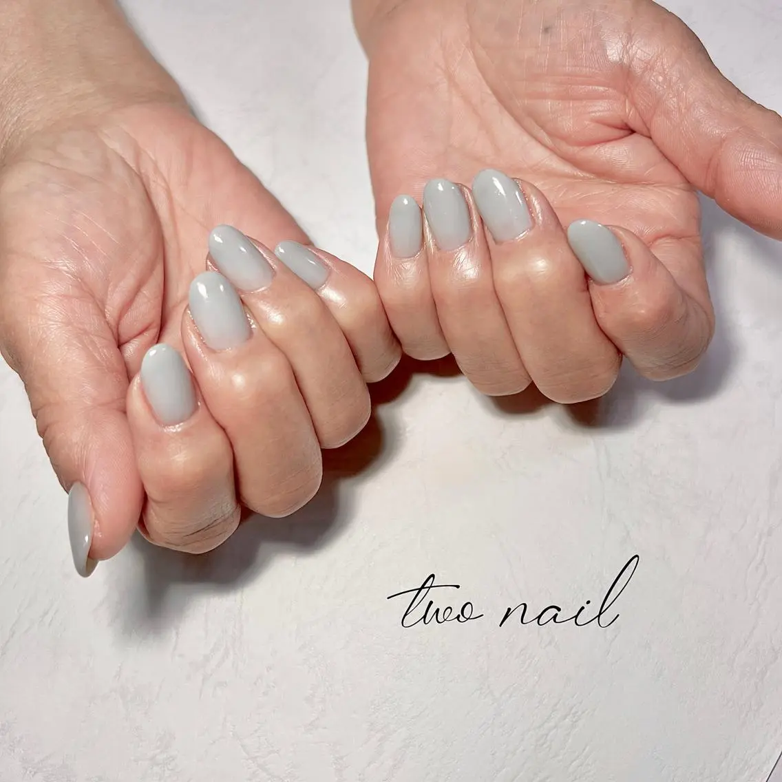 ネイル アートネイル フットネイル ハート ニュアンスネイル ホワイト ハンドネイル two nailのネイルデザイン