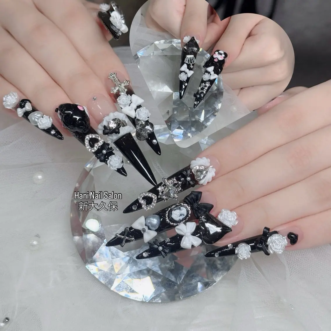 ネイル フットネイル フレンチネイル グラデーション 韓国ネイル ロングネイル ハンドネイル Hani Nail Salonのネイルデザイン