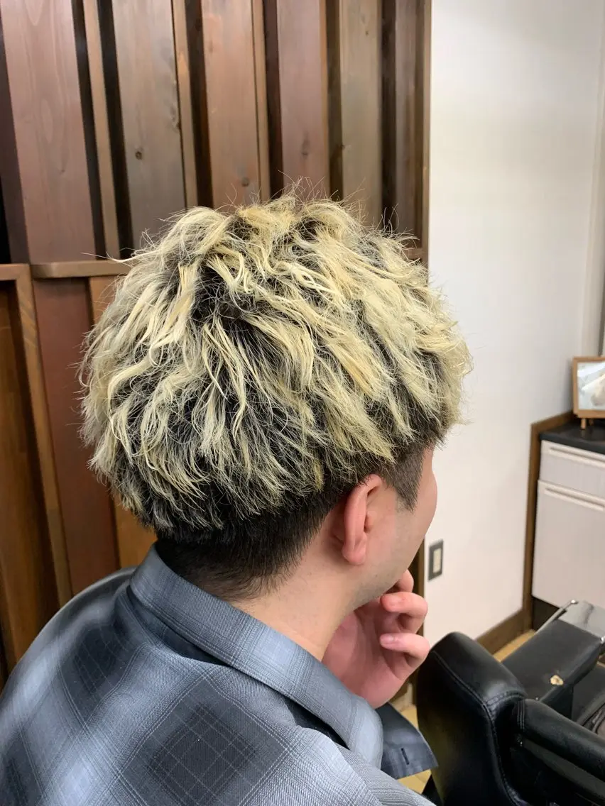 【新規】メンズカット+ツイストパーマの写真