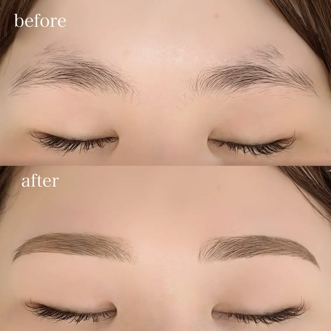 𝐦𝐢𝐧𝐢𝐦𝐨限定🤎ᩚ❮プロが整える❯美眉スタイリングWAX+間引き+メイク込みの写真