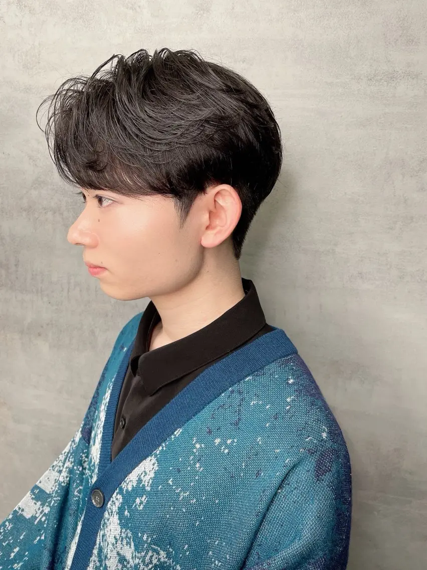 パーマ メンズ 静岡 / 毛流れ特化 /下居真大のヘアスタイル