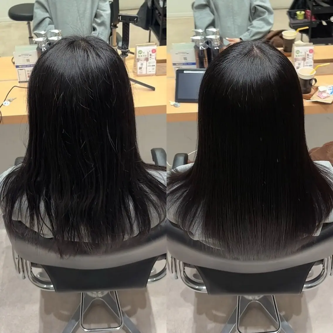 セミロング 髪質改善 トリートメント トリートメント ヘッドスパ 髪質改善ヘアケア 艶髪特化/上田のヘアスタイル